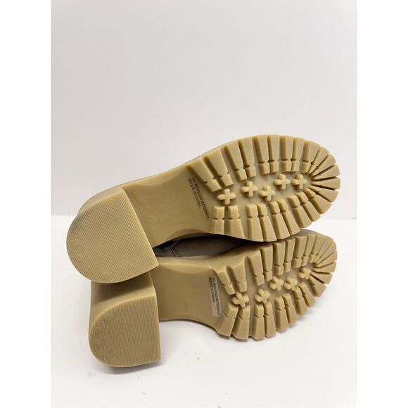 Dv by Dolce Vita Boots Size 8.5 Bone Lace Up Chunky Block Heel - Picture 12 of 12